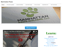 Tablet Screenshot of manhattanpawalkers.com